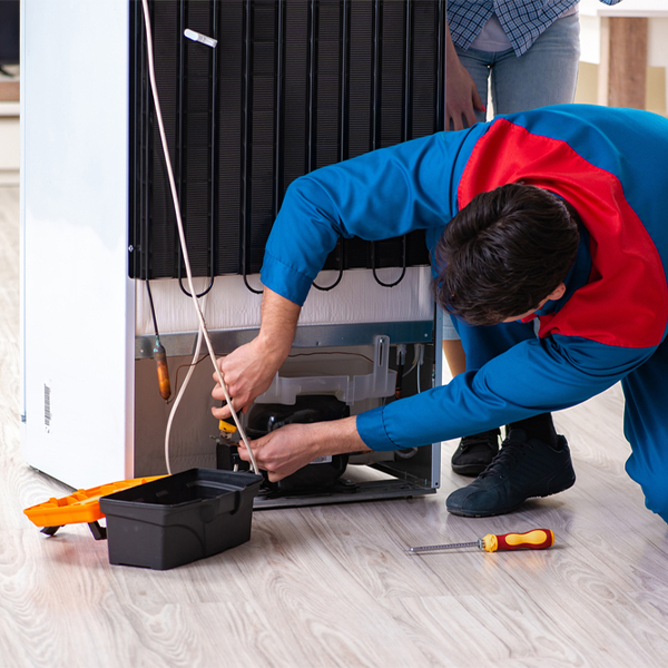 how much do you charge for refrigerator repair services in Simpson Pennsylvania